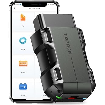 TOPDON Topscan OBD2 Diagnostic Device Bluetooth OBDII Diagnostic Tool for