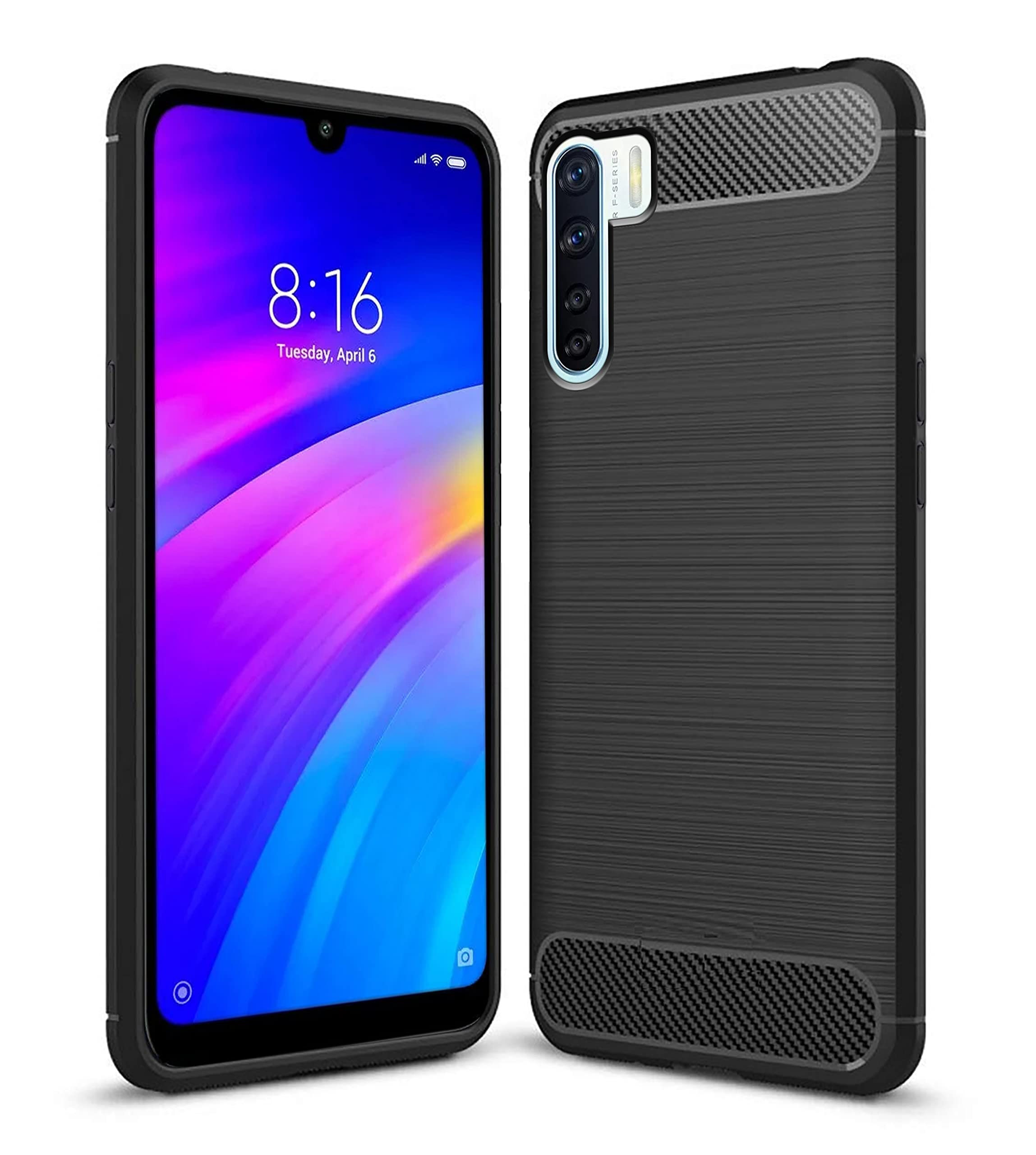 Zapcase Back Cover Case for Oppo F15 | Compatible for Oppo F15 Back Cover Case | 360 Degree Protection | Soft and Flexible (TPU | Matte Black) (B0844Z2M2D) Amazon Price History, Amazon Price Tracker