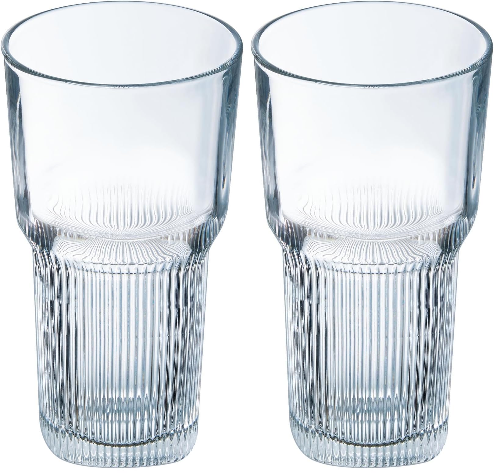 Verres forme haute 31cl Arcoroc Starline en verre trempé résistant pour la table lot de 12