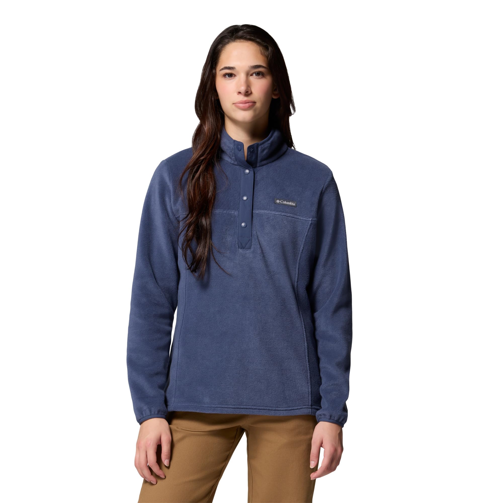 Columbia Women's Benton Springs 1/2 Snap Pull Over 2, Fleece Pull Over, Nocturnal, Medium