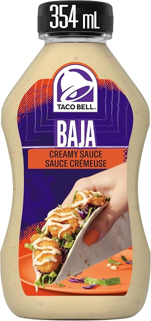 Taco Bell Creamy Baja Sauce, 354 mL Bouteille