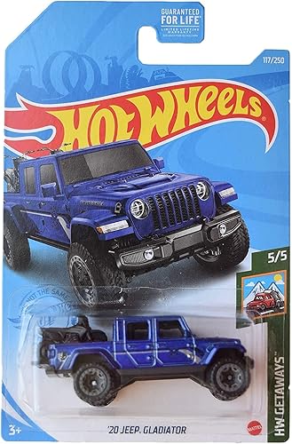 Hot Wheels '20 Jeeps Gladiator, Azul 117250 Escapadas 55