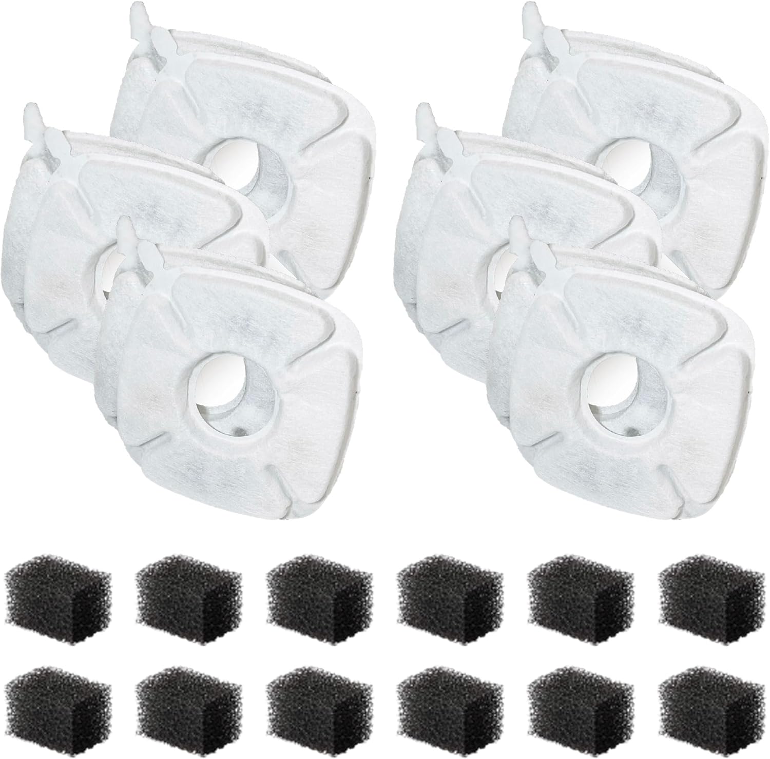 Set de 12 Filtros de Carbón NISPIRA para Fuente de Agua Veken