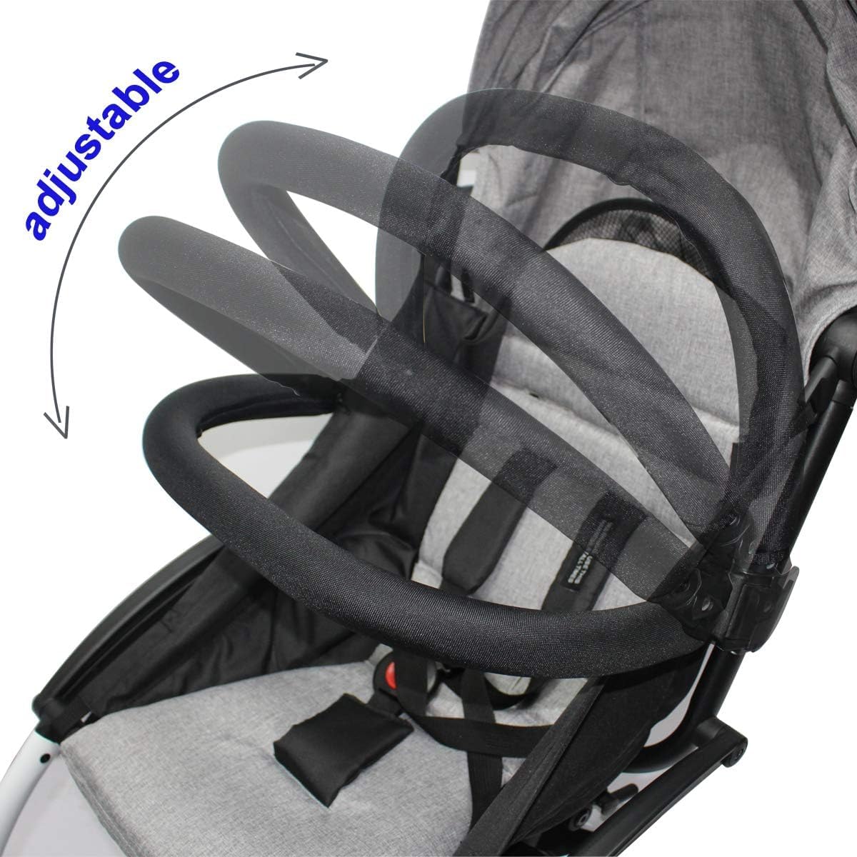 Barra delantera de seguridad para Cochecito Stokke YOYO3 y Babyzen YOYO silla de paseo (Telas Oxford)