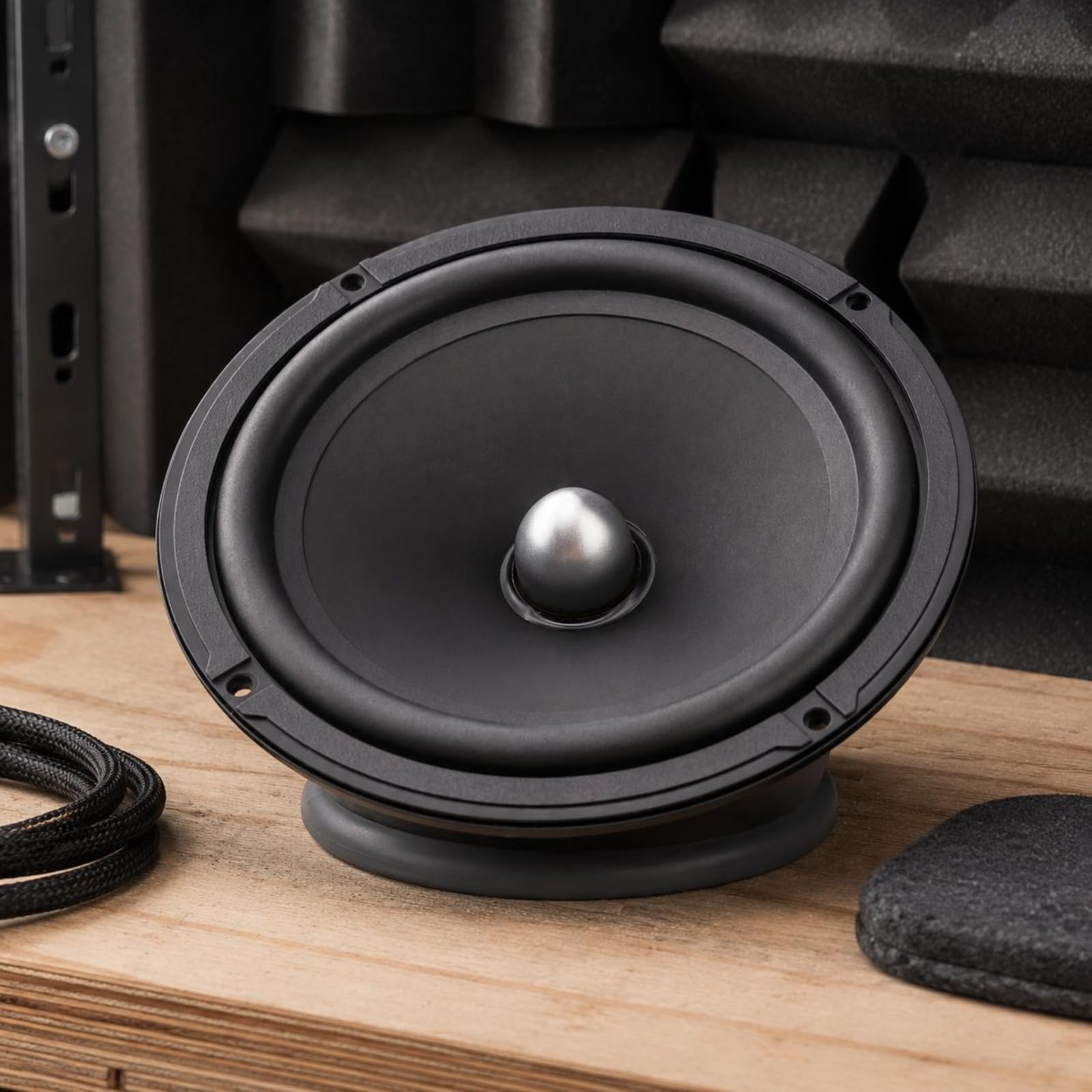 Milageto Subwoofer de Coche 6.5 Pulgadas Altavoz de Automotriz Woofer para Auto Control de Distorsión para Respuesta Clara en Altos Volúmenes Adecuado para