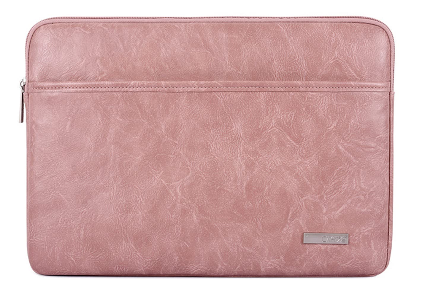 Funda para laptop de 13 pulgadas rosa con bolsillos para tablet y PC 4
