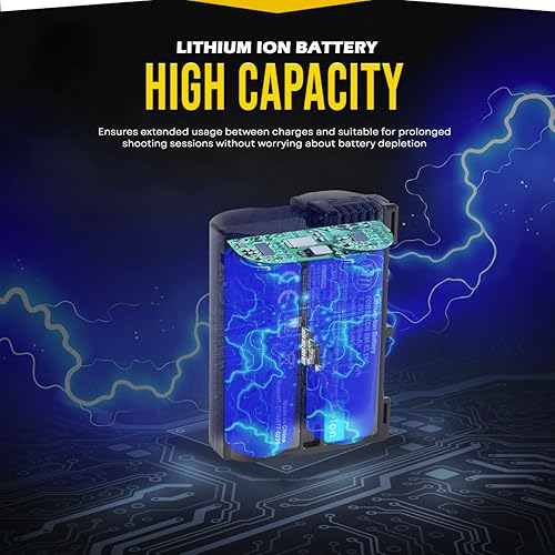 Miniatura 6 de BM Premium Paquete de 2 baterías EN-EL15C de alta capacidad y cargador de batería de doble bahía para Nikon Zf, Z5, Z6, Z6II, Z7II, Z8, D780, D850,