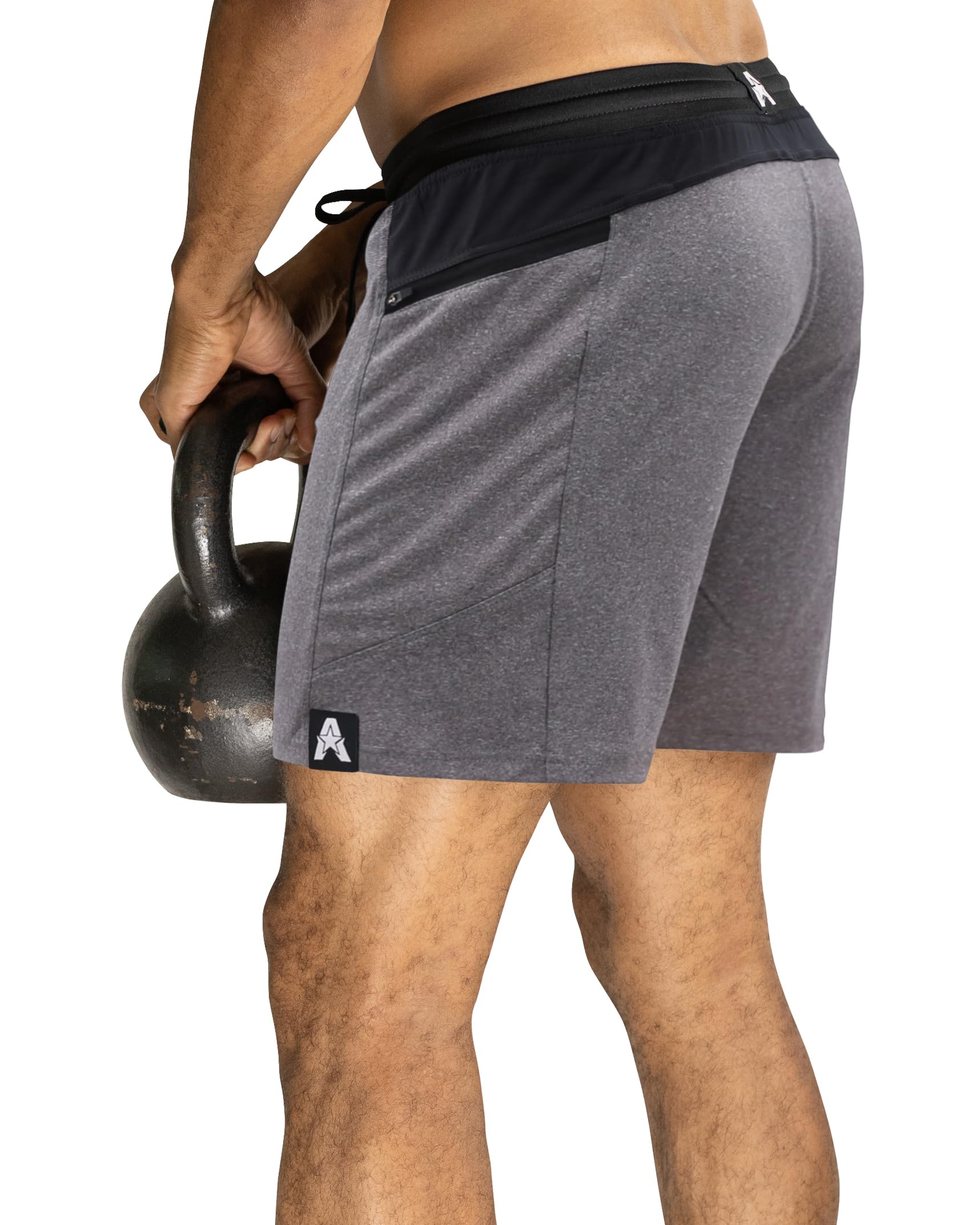 Anthem Athletics Hyperflex męskie spodenki treningowe z kieszenią na zamek błyskawiczny do biegania, treningu sportowego i na siłownię