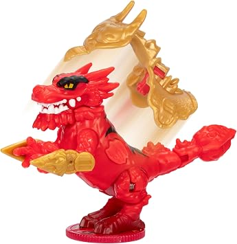 Legends of Akedo Ninja Bosses, Scorched Claw, 3 Tall Battling Action Figure with 360 Tail Whip and Claw Attack Spin Action, Double Defense Armor That Pops Off When Struck, 4 Ninja Bosses to Collect