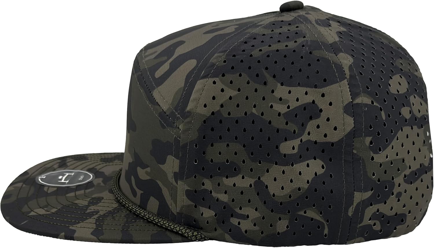 Osprey R+ Premium Medium Profile 7-Panel Rope Brim Hat | Performance Snapback Cap | Blanks for Custom Embroidery and Patches