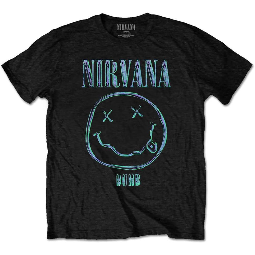 NIRVANA ギターデザイン Tシャツ M Vintage Nirvana Guitar T-shirt Men's 2XL Y2K Dave Grohl Kurt