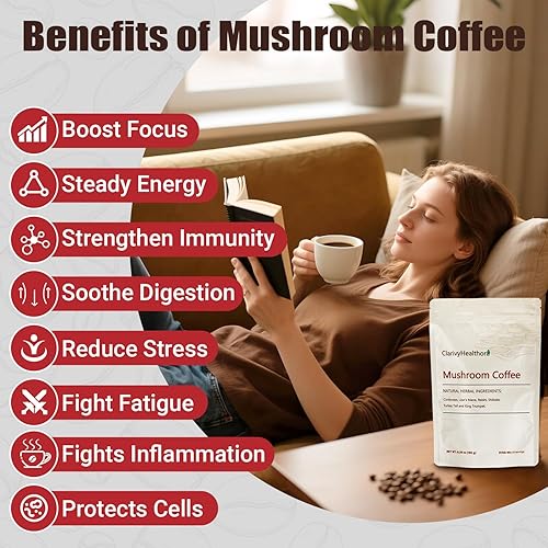 Miniatura 3 de Café de hongos, suplementos herbales de hongos