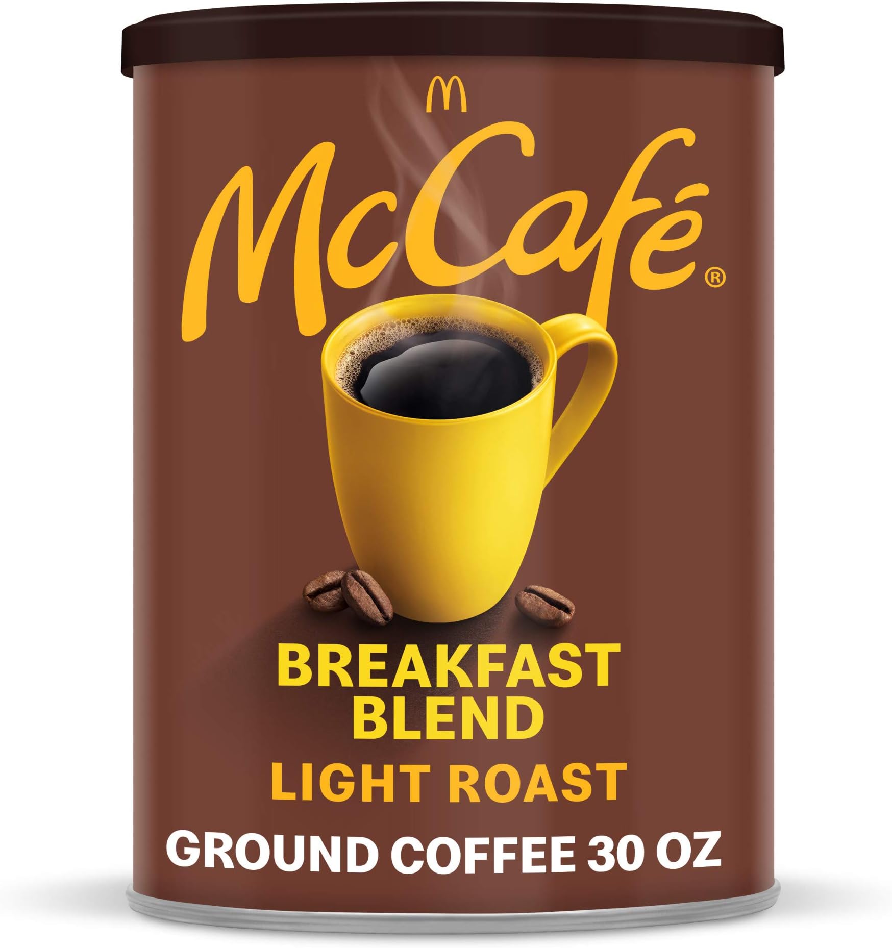 Breakfast Blend Ground Coffee (30 oz Canister)