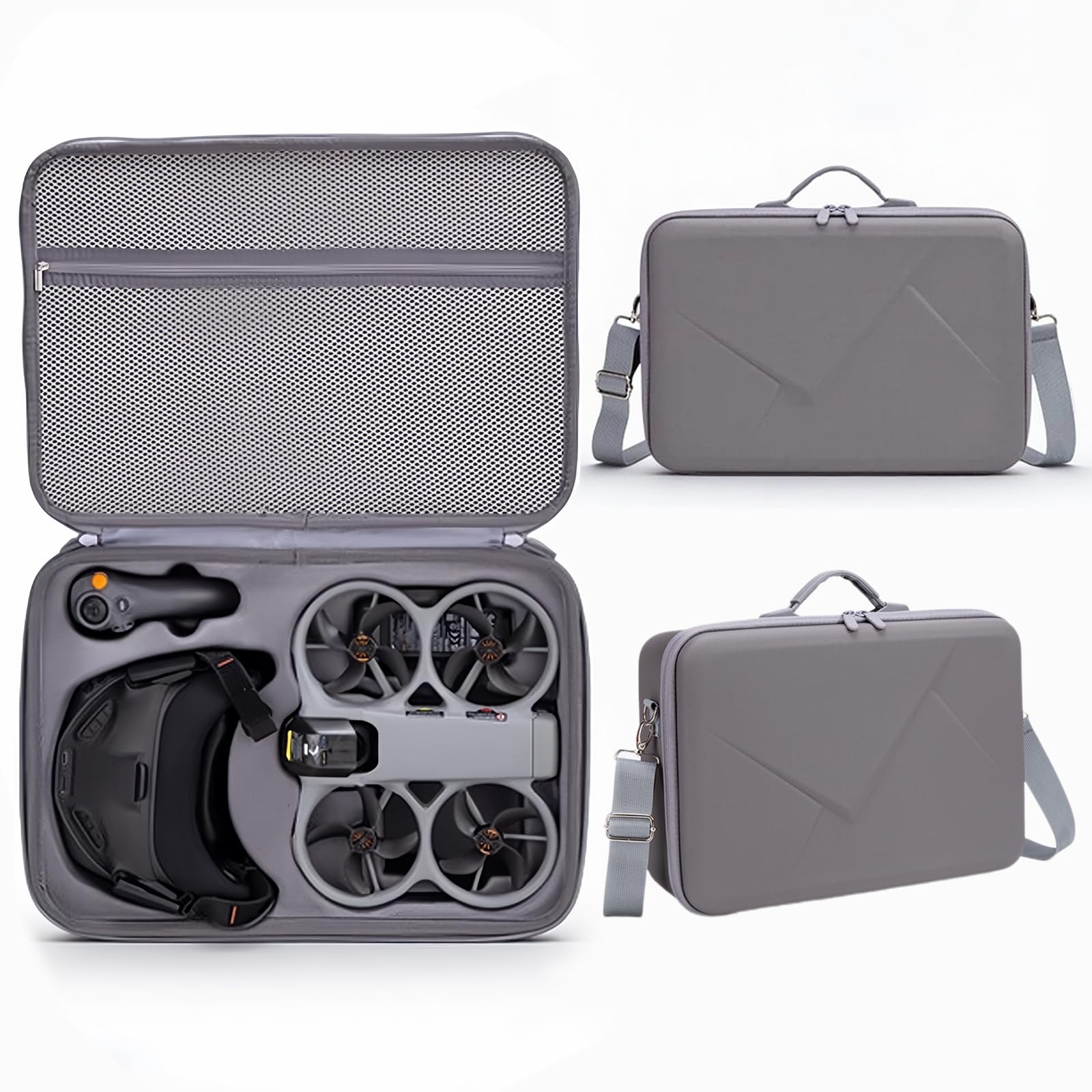 Custodia per DJI Avata 360 Motion Fly More Combo con RC Motion 3, Goggles N3 & Charging Hub, custodia rigida per drone accessori antiurto impermeabile