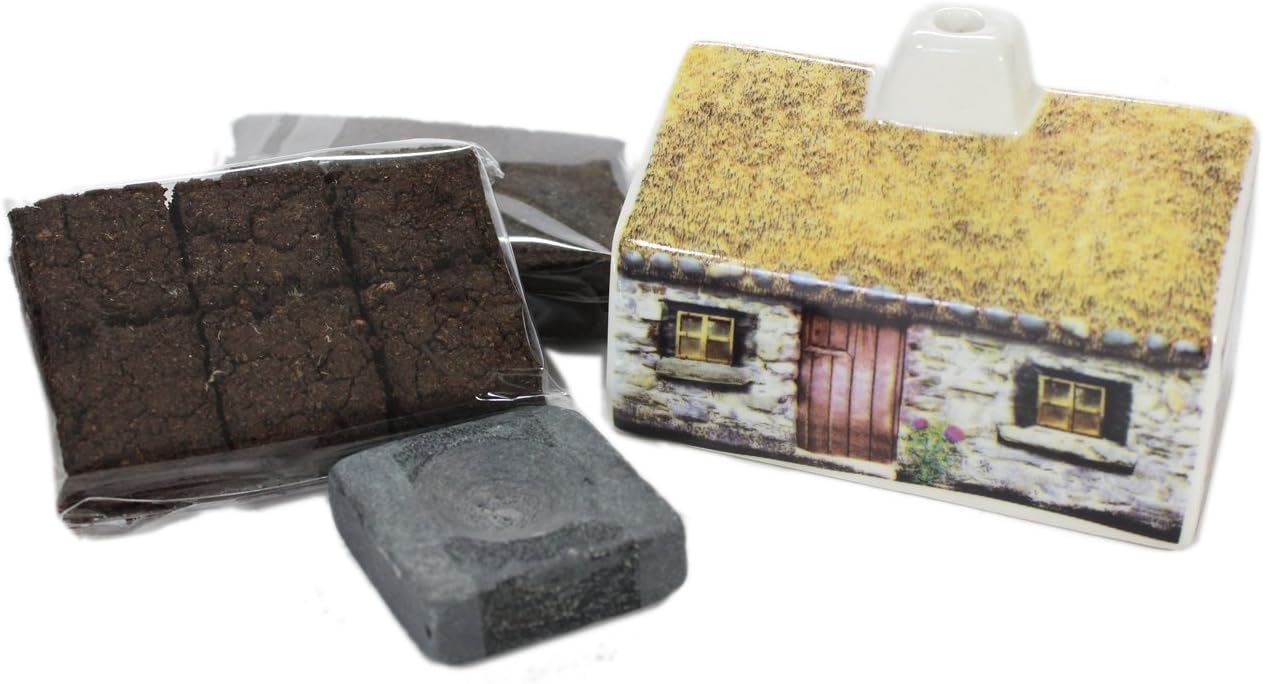 Scottish Peat Incense & Croft Burner Set