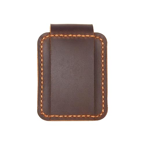 Miniatura 3 de Leather Lighter Case, Handmade Leather Lighter Case for Men, for Leather Zippo Cover, Engraved Leather Lighter Holder Belt Case, Birthday Gift for