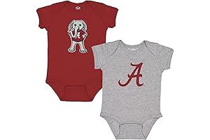 Alabama Unisex Baby Alabama Crimson Tide Bodysuit's
