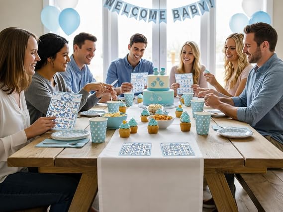 Baby Shower Bingo, Bingo Game for 24 Players (A04)