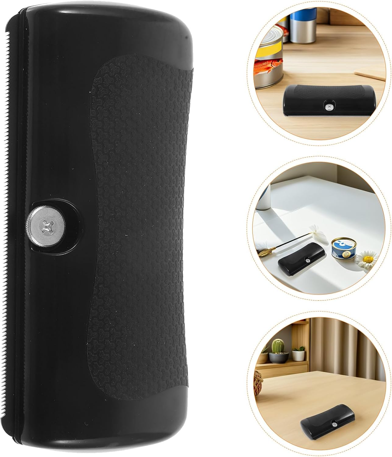 Dog Deshedding Comb for Dogs and Cats, Grooming Tool Black