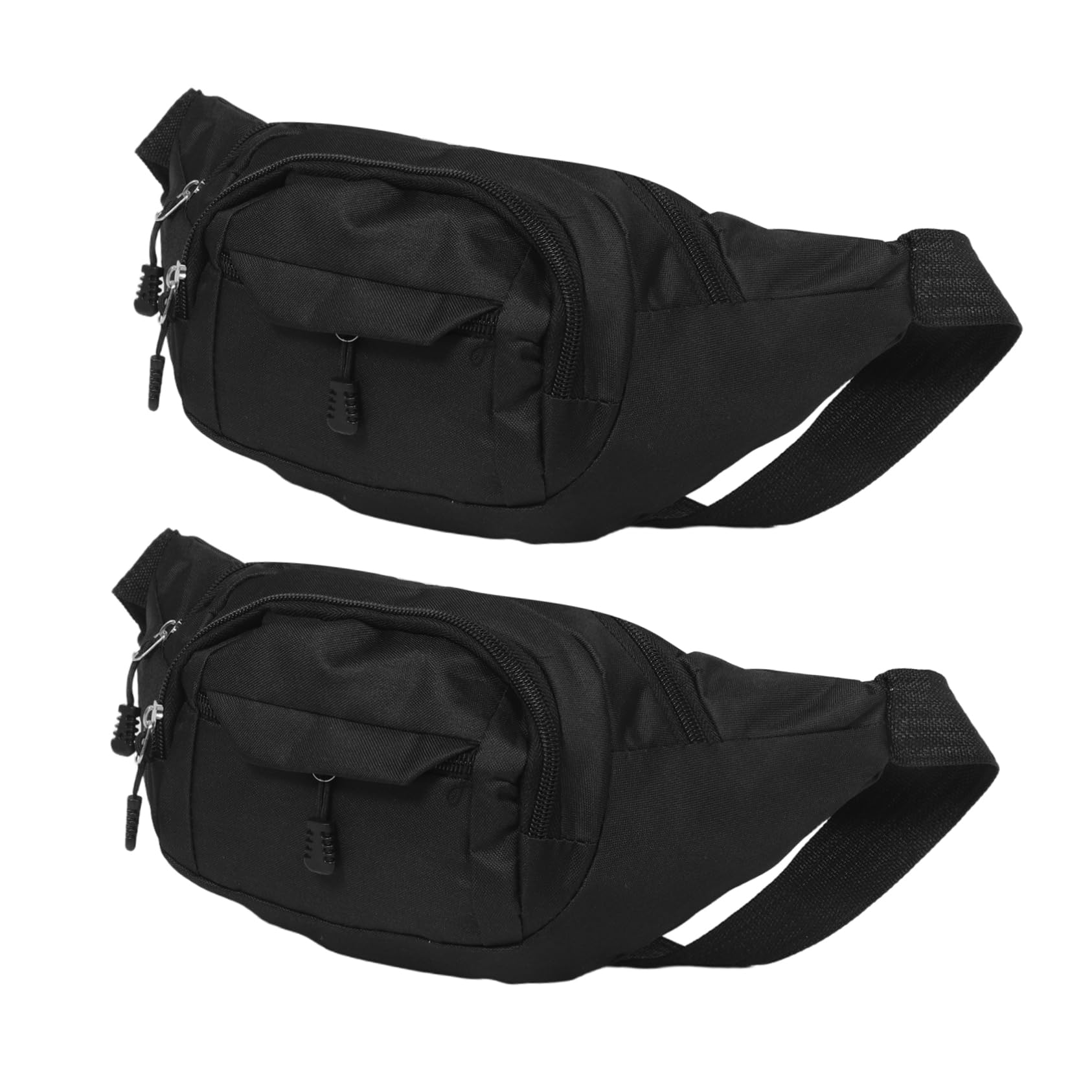 Didiseaon 2pcs Spacious Unisex Sports Fanny Pack for Cycling Hiking Travel and Everyday Use Durable Stylish and Functional Design