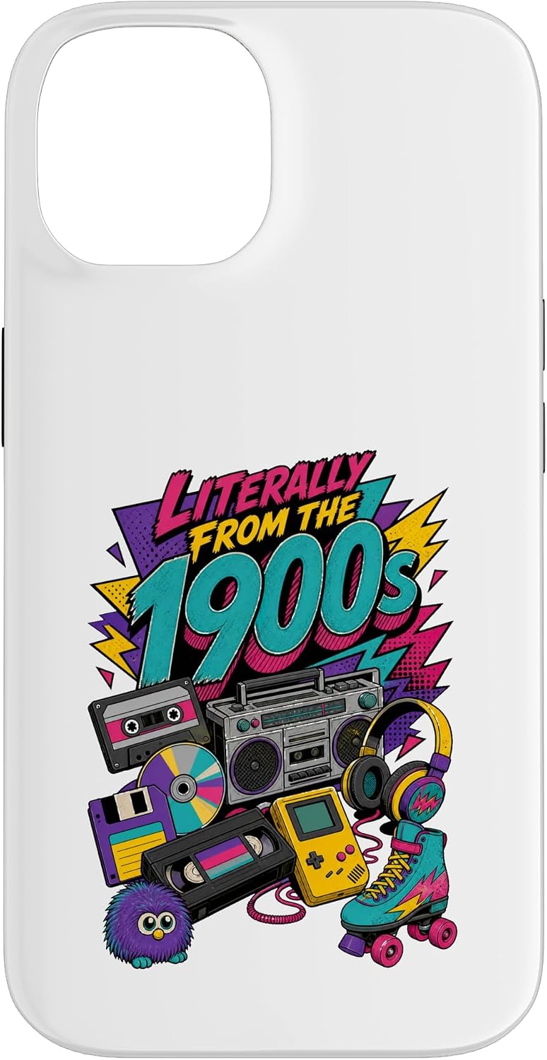 Literally from The 1900s Retro 90s Nostalgia Millennial Men Case for iPhone 14 Plus image 4