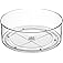 Refrigerator Lazy Susan, Round Clear Turntable Organizer, Plastic 360 Degree Rotating Lazy Susan for Fridge, Food Storag