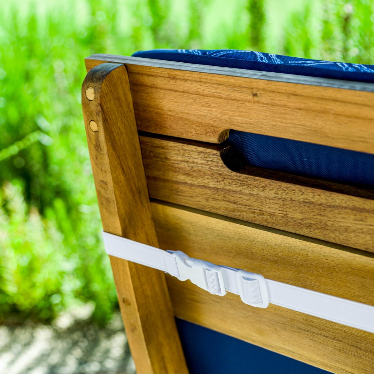 Set di 4 cuscini per sedia, comfort premium, resistenti all'acqua, ideali per sedie con schienale alto, giardino, terrazza e soggiorno, motivo arabesco, decorazione artistica