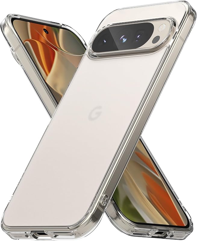 Ringke for Google Pixel 9 Pro XL Case [Fusion Matte Clear] | Oil & Dirt Resistant, Anti-Fingerprint Technology Prevents Oily Smudges, Frosted Coating Feels Velvety Soft