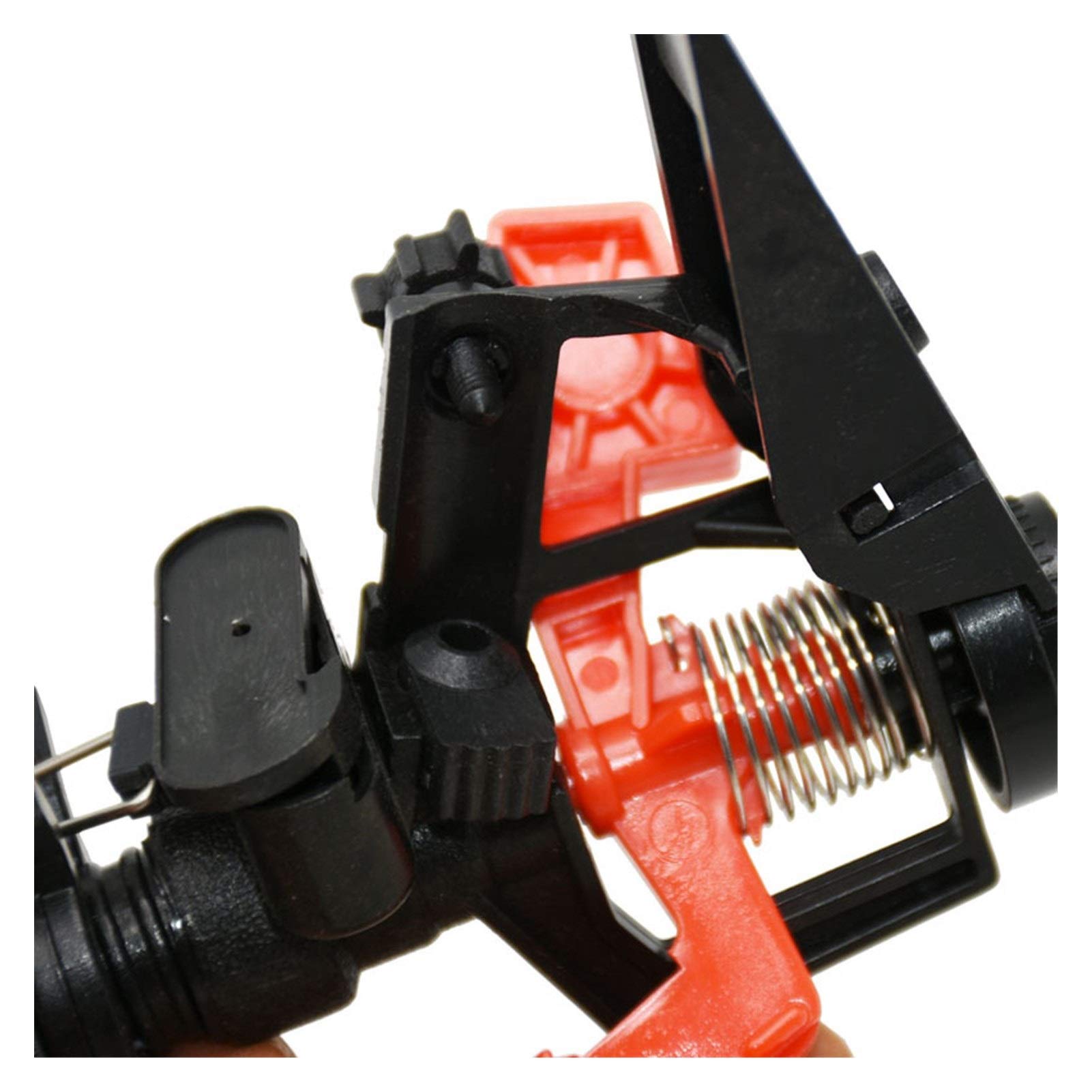 Küchengartenschlauch. Einstellbare Male 1/2" Garten-Rasen-Sprenger 3/4" Rotary Sprinkler Rocker Sprinkler Gartengewächshaus Bewässerung 10PCS (Color : 1I2 male)