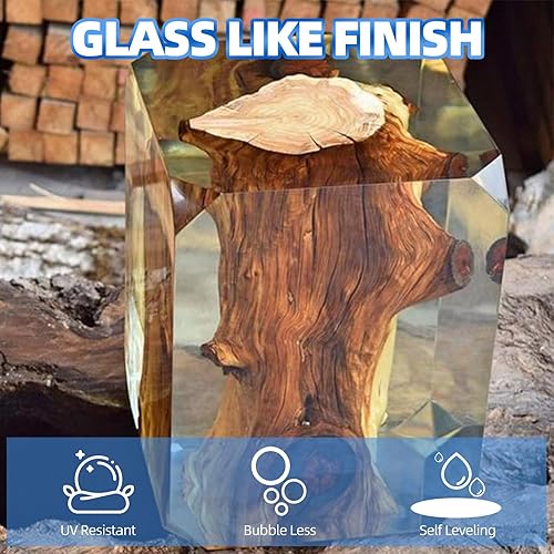 Miniatura 4 de Resina epoxi de vertido profundo de 1.5 galones, resina epoxi de profundidad de vertido de hasta 6 pulgadas, resina de fundición sin burbujas y