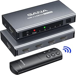 HDMI Switch 2 In 1 Out 4K 60hz HDMI Switcher 2 Port, Bi-Directi - Foto 7