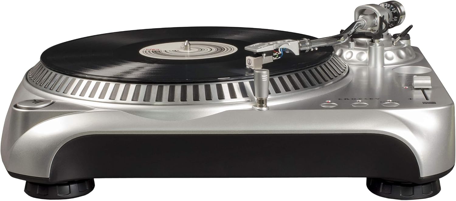 Nеw Prоduсt Crosley DJ100A-SI Direct Drive DJ Turntable with Built-in Preamp and RCA/USB Outputs, Silver Rеvіеw Crosley DJ100A-SI Direct Drive DJ Turntable with Built-in Preamp and RCA/USB Outputs, Silver