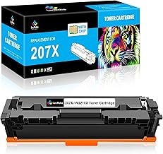 LeciRoba 207X for HP W2210X W2211X W2212X W2213X W2210A W2211A W2212A W2213A 207X 207A Toner for HP Color Laserjet Pro MFP-M283fdw MFP-M283fdn MFP-M282n w m255dw M255nw Printer (with Chip, 1 - Black)
