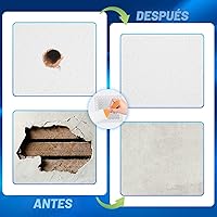 Vista 4 de Ranekie - Paquete de 14 parches de reparación de paneles de yeso, kit de reparación de paneles de yeso de 4/6/8 pulgadas con malla autoadhesiva