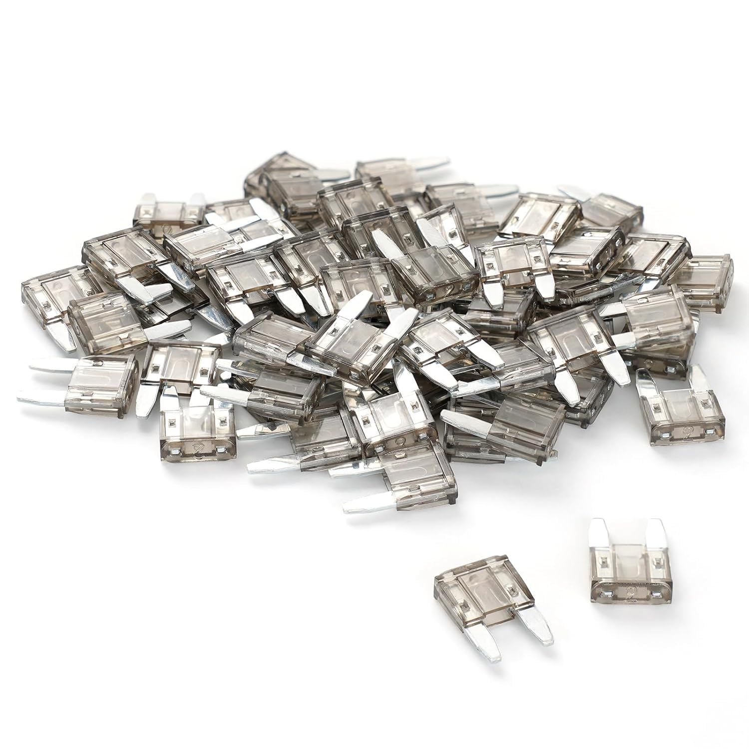 Snapklik.com : 100 Pack Auto Fuses 2 AMP APM/ATM 32V Mini Blade Style ...
