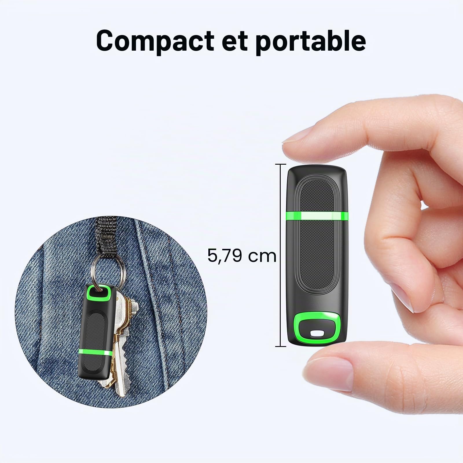KEXIN Clé USB 2.0 16Go Rapide, Lot de 10 Pendrive Clef USB 16Go à Capuchon Cle USB Flash Drive pour Le Stockage de Musique et des Dossiers (Vert, 16GB)