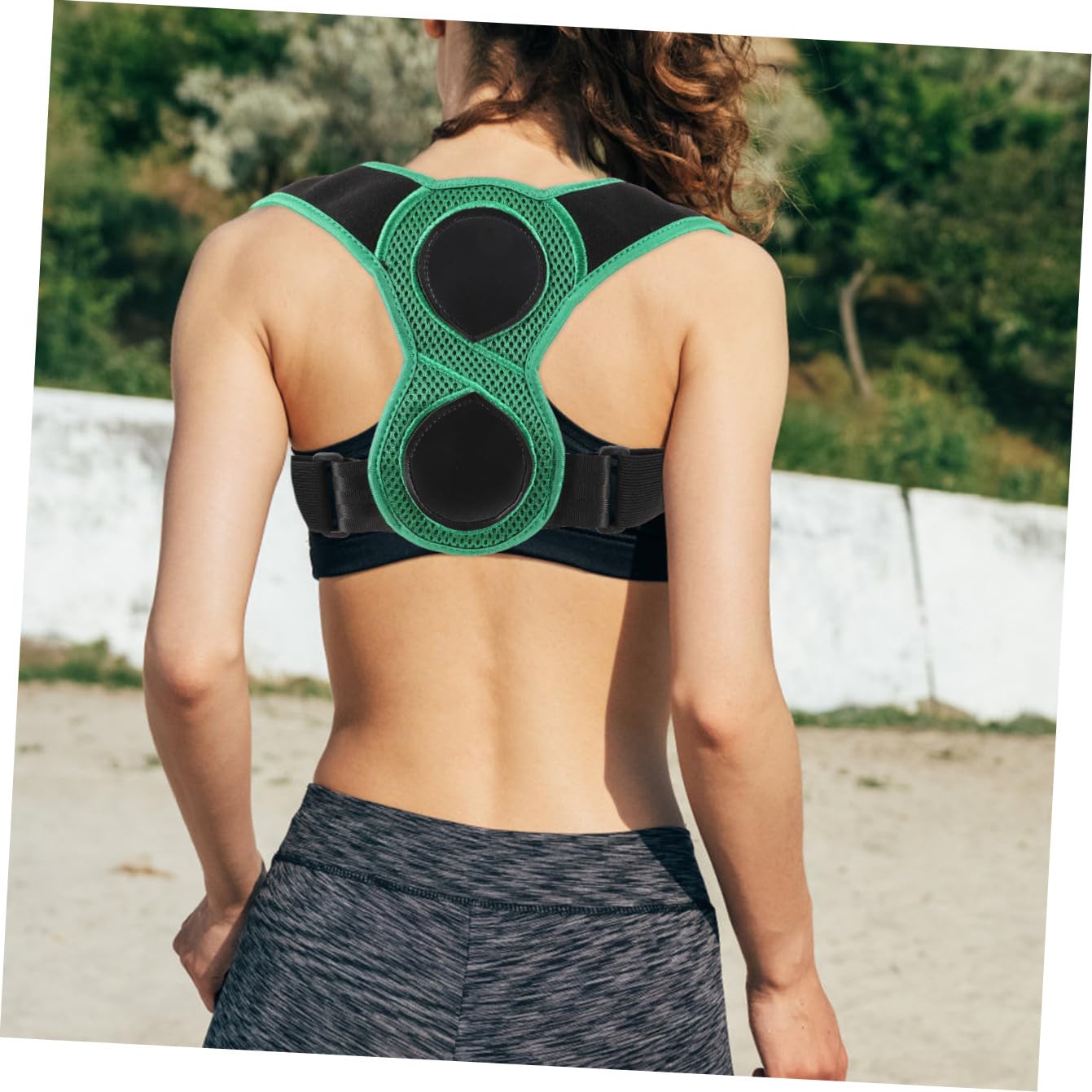 GARVALON Adjustable Lightweight Posture Support Strap for Men Women Breathable Back Straightener to Alleviate Enhance Appearance