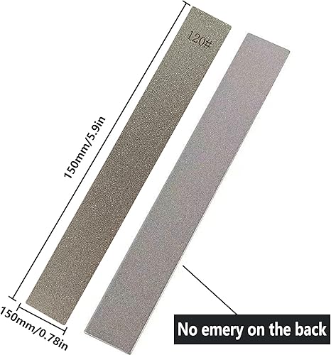 Miniatura 2 de Juego de 8 piezas de piedra para afilar diamantes, afilador de placa de lapeado de diamante gruesomediofino, grano 120240400600800100012001500 grano