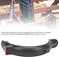 Vista 4 de Protector de barro trasero para scooter eléctrico con luz trasera, ajuste universal para la mayoría de scooters plegables para protección