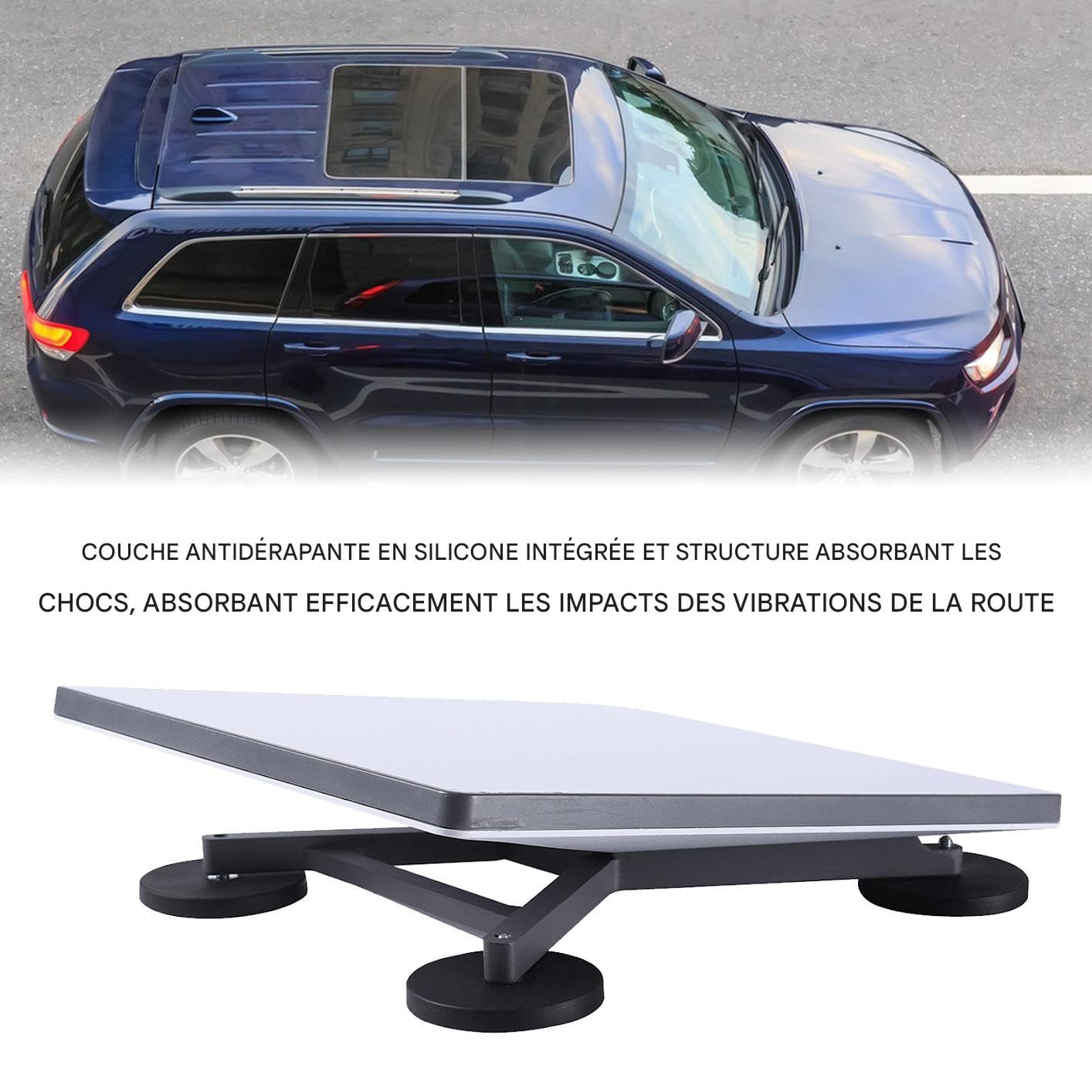 Soporte para Parabrisas Magnético Ajustable para Techo Solar | Soporte para GPS y Tabletas de Ventana de Coche para Portátil Vehículos Autocaravana Barcos Aviones SUV Viajes y Camping