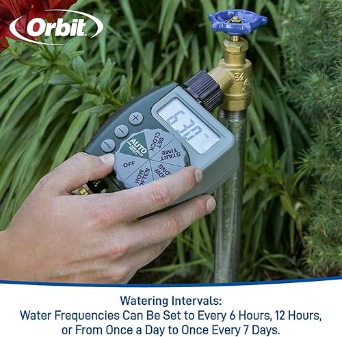 Miniatura 34 de Orbit 58910 Temporizador programable del grifo de la manguera, 2 salidas, verde