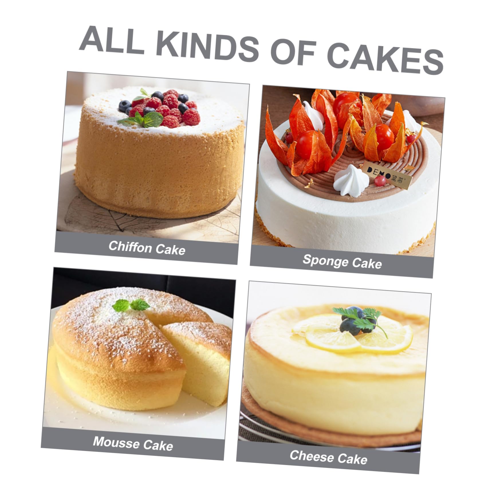 Abaodam 3pcs cake pans tin circle cake tin round cupcake pan circle stencil Round Mini Tart Round Quiche PaN steel mini tart pan cake baking並行輸入品 Abaodam 3pcs Chiffon Cake Mold High Sides Baking Pan for Shaped