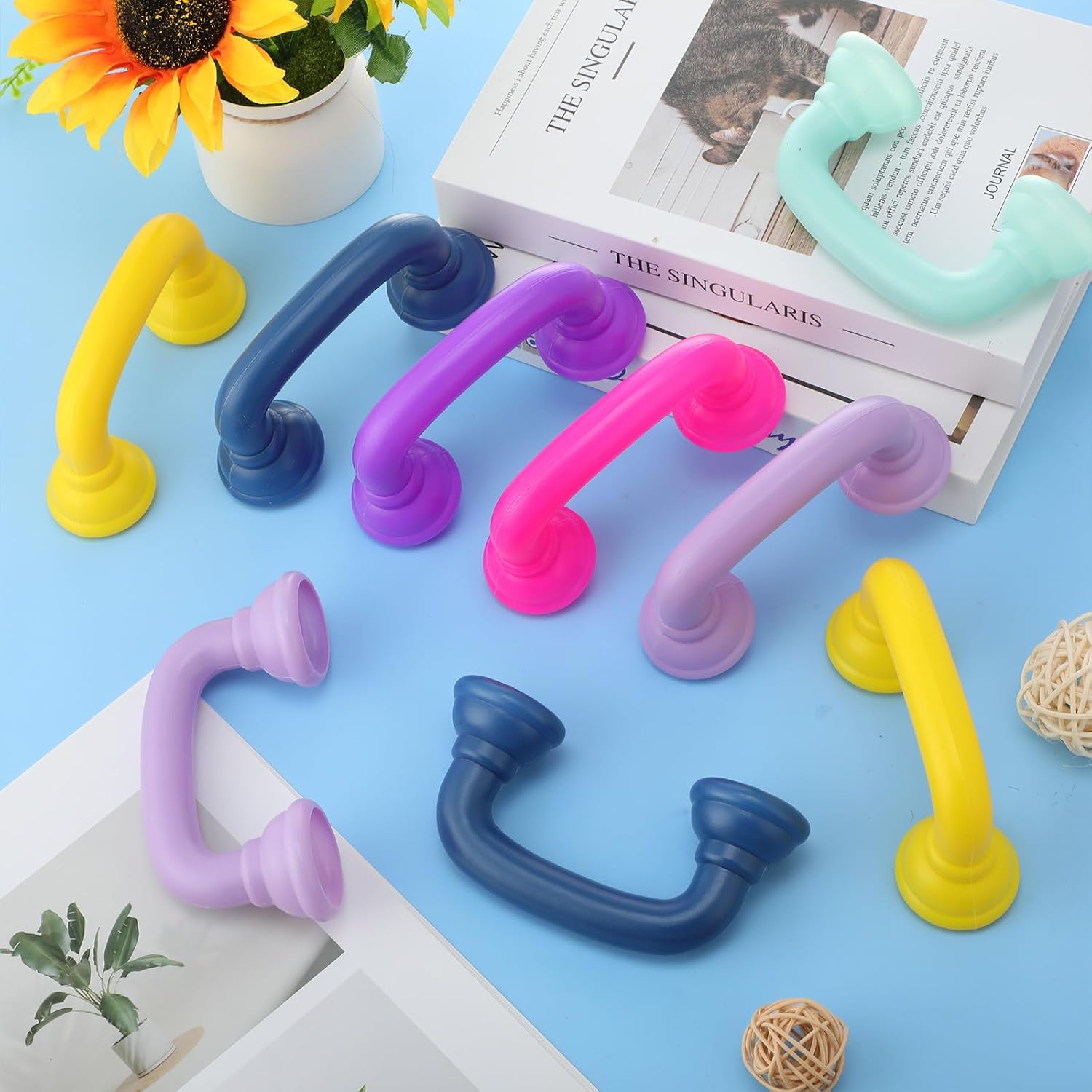 Shappy Bulk Whisper Reading Phones 36 Pcs Whisper Auditory Feedback Phone Hear Myself Sound Speech Therapy Tool Classroom Manipulative for Kids Accelerate Reading Fluency Pronunciation(Rainbow Color)