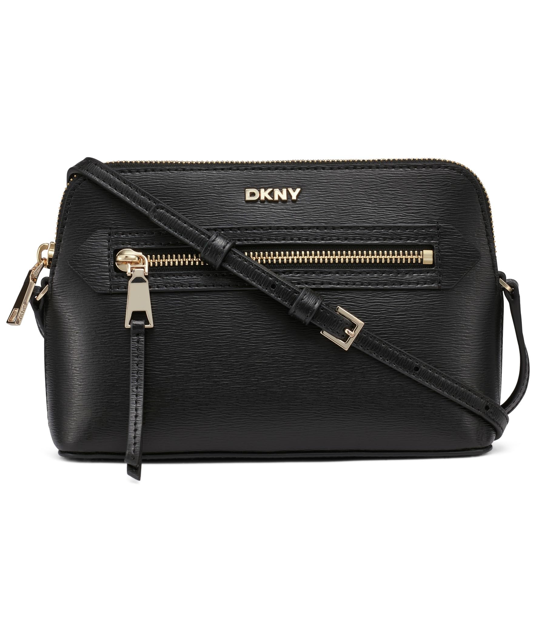 Sac à Main DKNY Bryant Ave TZ Demi Crossbody Noir/Doré