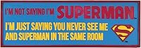 Vista 13 de Spoontiques Letrero de escritorio de Batman, negro, 2.75 pulgadas de diámetro x 1 ancho x 7.75 pulgadas de alto