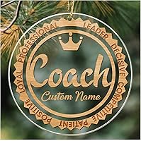 Vista 10 de CUBICER Adorno personalizado de mecánico de automóvil, adornos acrílicos blancos, decoración de árbol de pino de Navidad para adultos, hombres