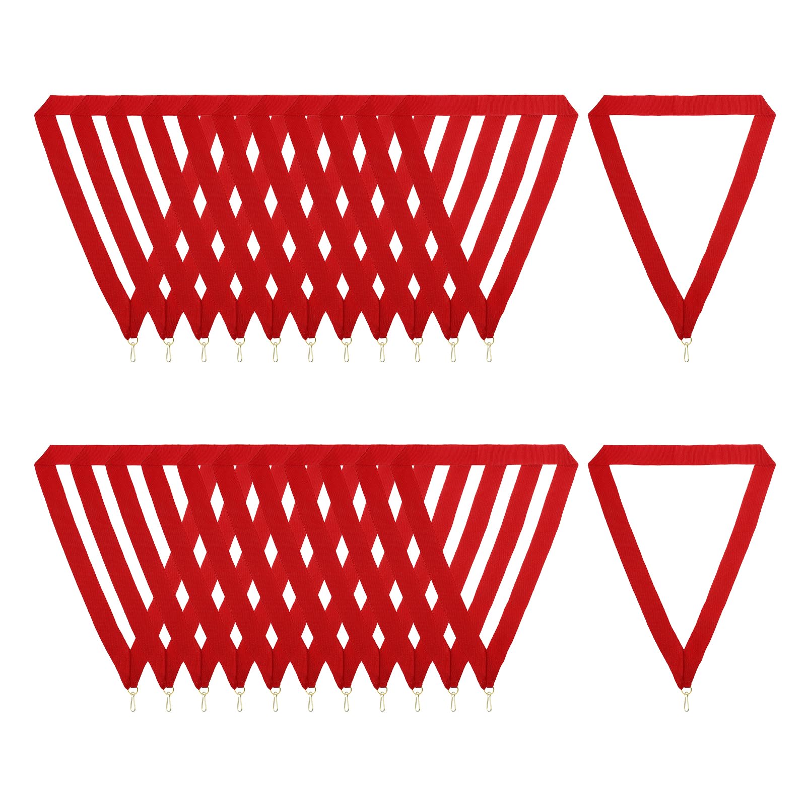 PATIKIL Award Neck Ribbons with Snap Clips