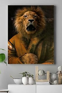 Postermanya (pster14981) Aslan Kral Sanatsal Kanvas Tablo 30 x 40