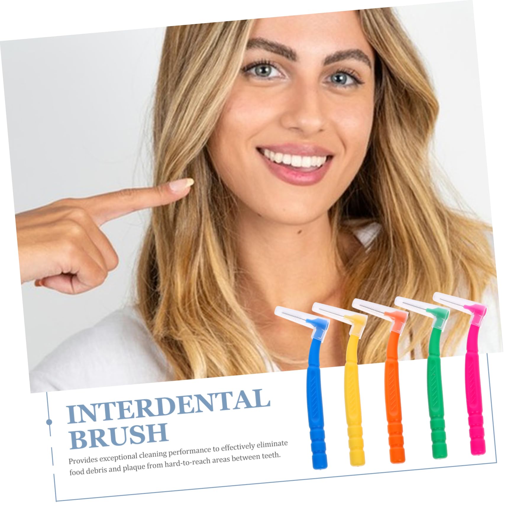 minkissy 250 Pz spazzolino care Spazzolino per spazi interdentali spazzolino da denti spazzolino per la pulizia dei denti strumenti dentali plastica
