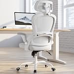 TRALT Président du Bureau - chaise de bureau ergonomique avec support arrière, Chaises de bureau à domicile, 330lbs Grandes et grandes chaises de bureau avec appuie-tête, fauteuils de bureau confortables (noir)